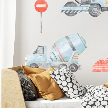 Seinakleebis ehitusplatsi komplekt I sinine