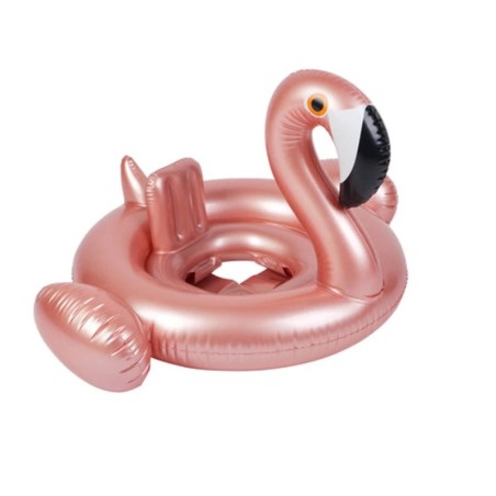 Ujumisrõngas beebi istmega Flamingo