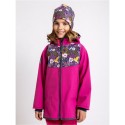 Laste softshell jope fliisvoodriga Basic, fuksia/koolibri