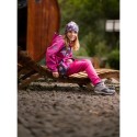 Laste softshell jope fliisvoodriga Basic, fuksia/koolibri