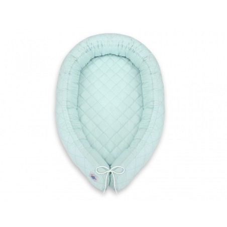 Tepitud beebipesa 2in1 voodipehmendus, mint