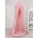 Baldahhiin + pesa mängumatt, pastell roosa
