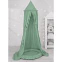 Baldahhiin + pesa mängumatt, pastell roheline