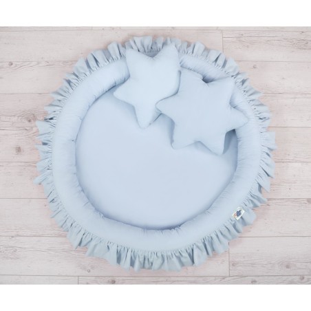 Mängumatt pesa ümmargune, helesinine