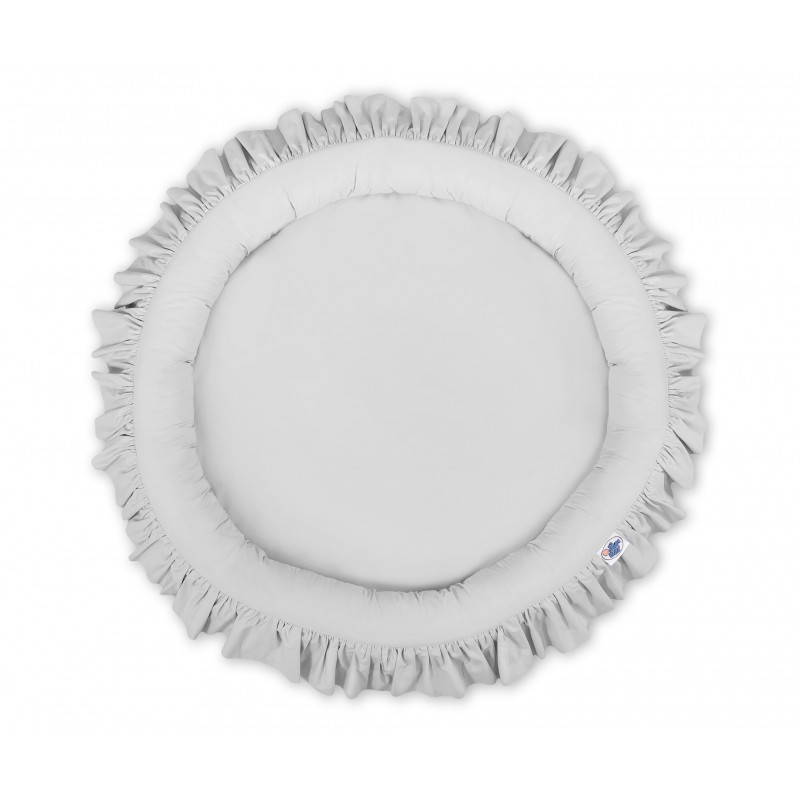 Mängumatt pesa ümmargune, helehall