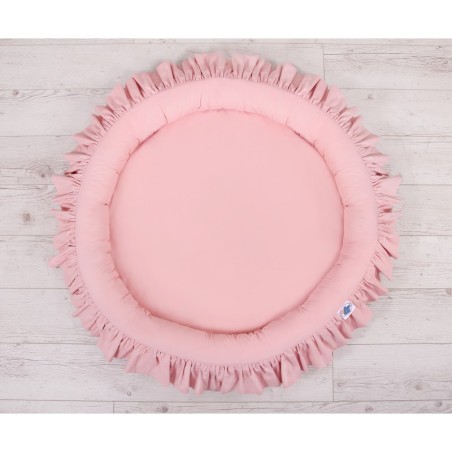 Mängumatt pesa ümmargune, pastell roosa