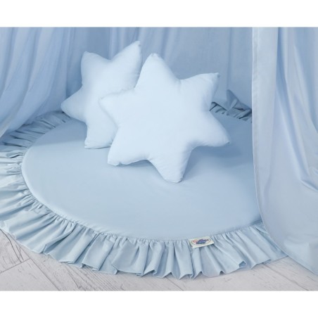 Mängumatt ümmargune, helesinine