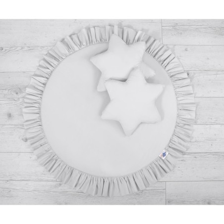 Mängumatt ümmargune, helehall