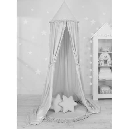 Mängumatt ümmargune, helehall