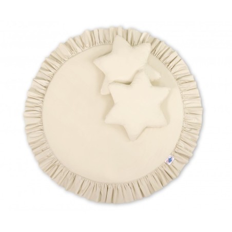 Mängumatt ümmargune, beež