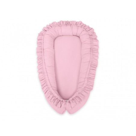 Beebipesa kroogitud äärega,heleroosa