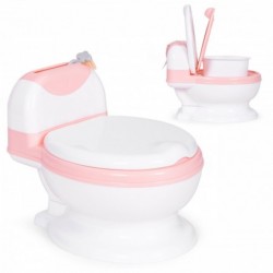WC pott lastele, valge/roosa