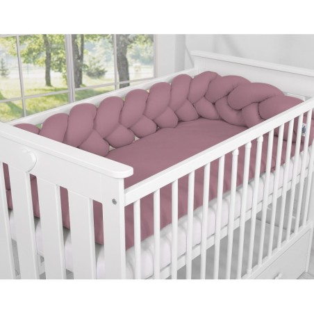 Punutud voodipehmendus 180 cm, pastell violett