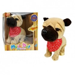 Interaktiivne jalutusrihmaga koer haugub...