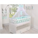 Punutud voodipehmendus XXL 360 cm, mint