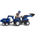 Falk New Holland pedaalidega traktor ekskavaatori ja haagisega 3 aastasele