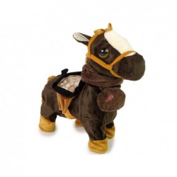 Horse Mascot Interaktiivne pruun hobune Bright...