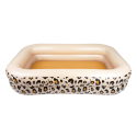 Täispuhutav lastebassein Leopard Beige 211x132x46 cm