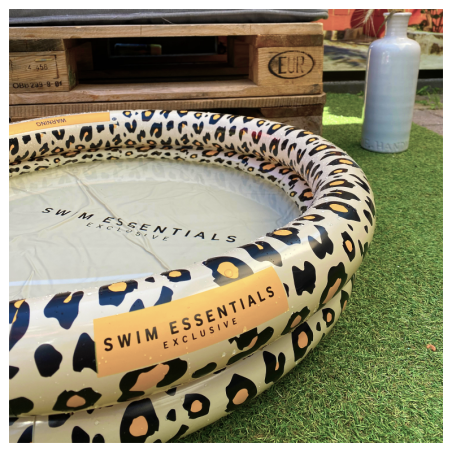 Lastebassein Leopard beige Ø 60 cm