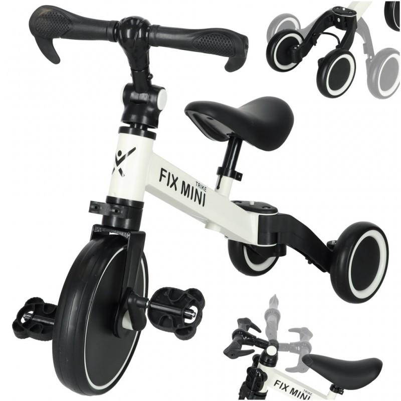 3 in 1 jooksuratas / jalgratas, valge