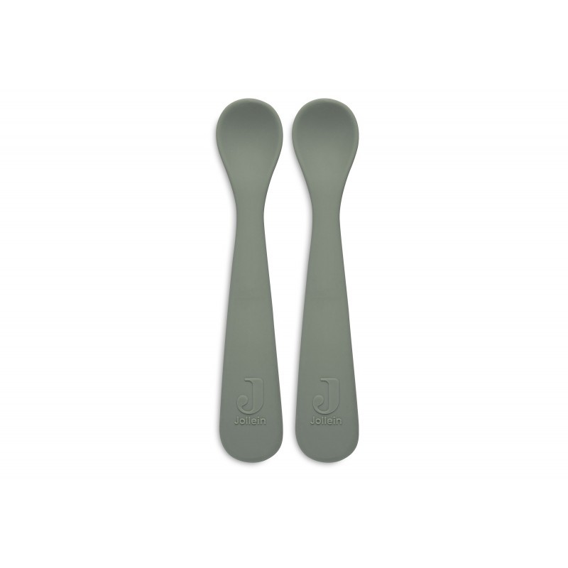 Silikoon lusikad 2tk, ash green