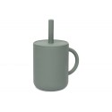 Silikoon joogitops kõrrega, ash green