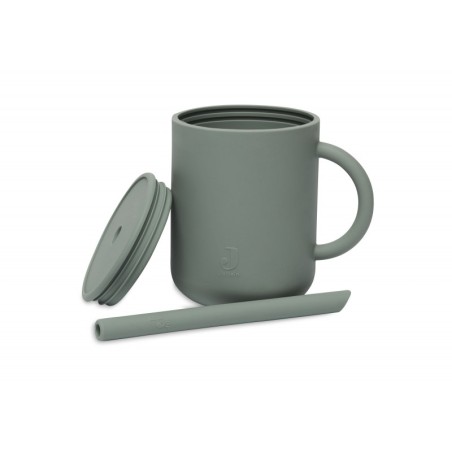 Silikoon joogitops kõrrega, ash green