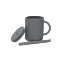 Silikoon joogitops kõrrega, storm grey