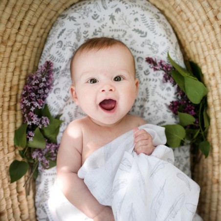 Bambus lapp 70x70 cm, silver feathers, sääski tõrjuv