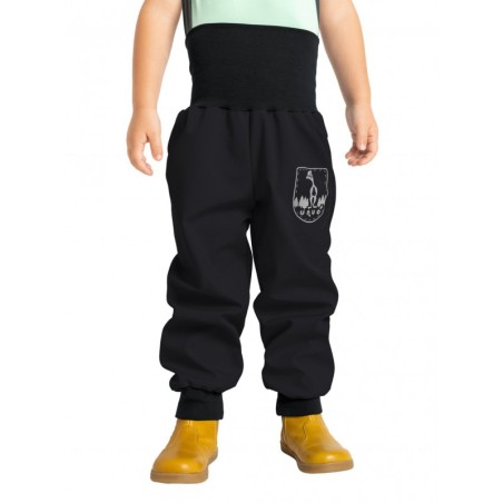 Õhukesed püksid ilma voodrita Basic väikelastele, must