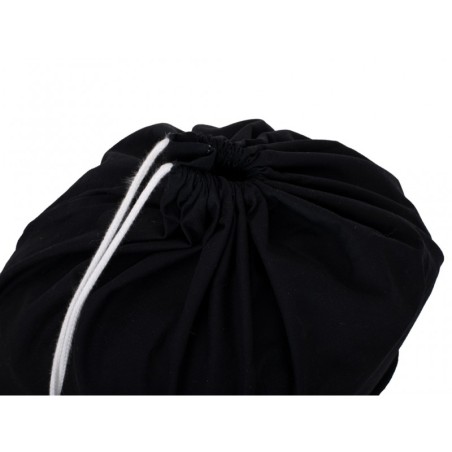 Puuvillane kott panipaik, valge/must