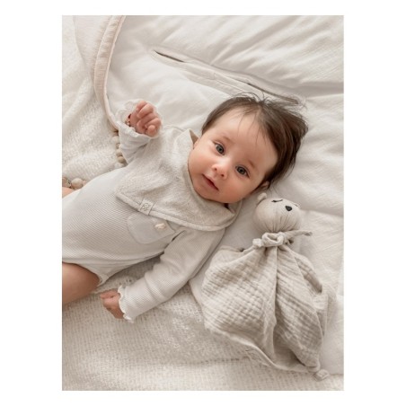 Linane beebipõll, dark beige