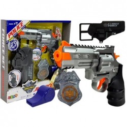 Politseikomplekti revolver 20 cm märgi...