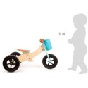 Puidust jooksuratas 2in1, türkiis