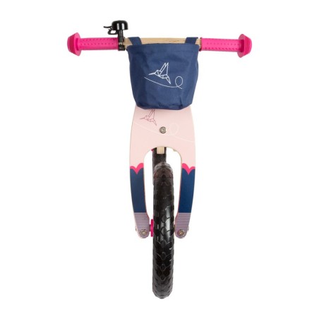 Puidust jooksuratas, roosa