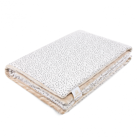 Soe tekk 75x100 cm, bambus/minky, stones beige / beež