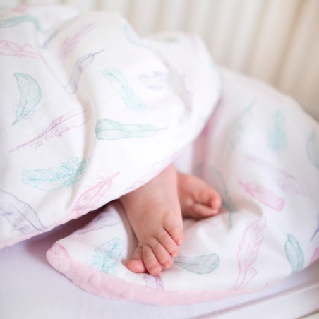 Soe tekk 75x100 cm, bambus/minky, hirved / beež