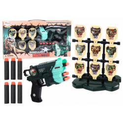 Vaht dinosaurused rohelise noole komplekt