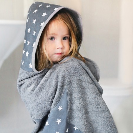 Bambus kapuutsiga vannirätik, photosafari - beež