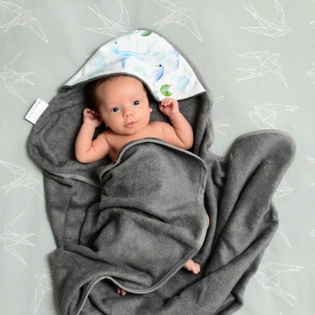 Bambus vannirätik, hirved - valge