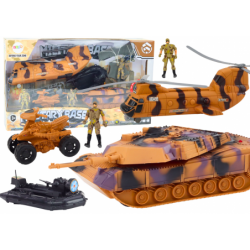 Sõjaväe komplekt Sõjaväe tank kopter...