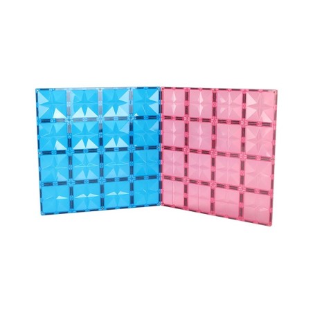 2 osaline Big Plate Expand Series MNTL magnetklotside alusplaadid, roosa+sinine