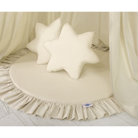 Baldahhiin + mängumatt + padjad, beež