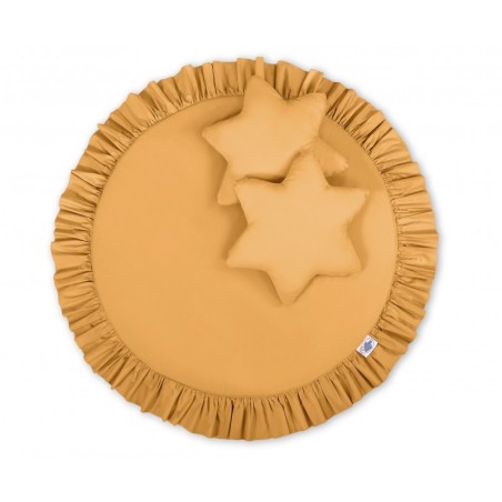 Baldahhiin + mängumatt + padjad, kollane