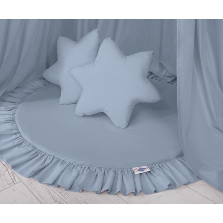 Baldahhiin + mängumatt + padjad, pastell sinine
