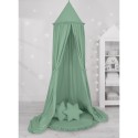 Baldahhiin + mängumatt + padjad, pastell roheline