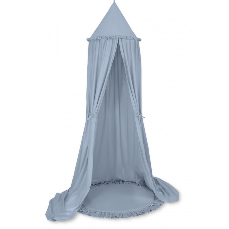 Baldahhiin + mängumatt, pastell sinine