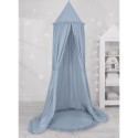 Baldahhiin + mängumatt, pastell sinine