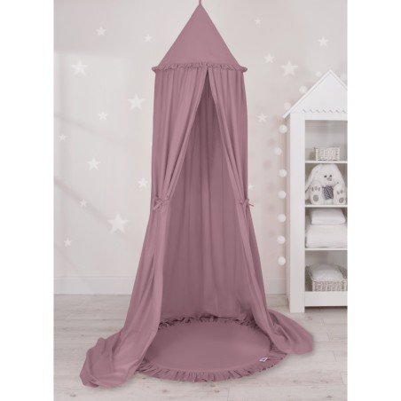 Baldahhiin + mängumatt, pastell violett