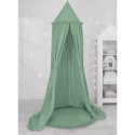 Baldahhiin + mängumatt, pastell roheline